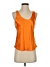 J.Crew 100% Acetate Orange Sleeveless Top Size XS - photo 1