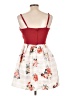As U Wish 100% Polyester Floral Red Casual Dress Size 11 - 12 - photo 2
