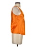 J.Crew 100% Acetate Orange Sleeveless Top Size XS - photo 4