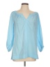 Lilly Pulitzer Blue 3/4 Sleeve Blouse Size L - photo 1