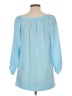 Lilly Pulitzer Blue 3/4 Sleeve Blouse Size L - photo 2