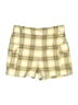 Forever 21 Plaid Yellow Shorts Size 13 - 14 - photo 1