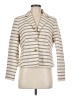 Doncaster Collection Stripes Ivory Blazer Size 8 - photo 1