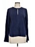 L'Agence Blue Long Sleeve Blouse Size Lg (3) - photo 1