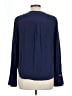 L'Agence Blue Long Sleeve Blouse Size Lg (3) - photo 2