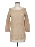 Cato Metallic Tan Pullover Sweater Size S - photo 1