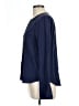 L'Agence Blue Long Sleeve Blouse Size Lg (3) - photo 5