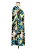 Assorted Brands 100% Polyester Print Blue Casual Dress Size M - photo 4