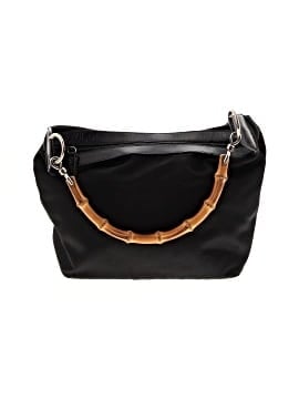 Gucci vintage nylon bamboo hobo (view 1)