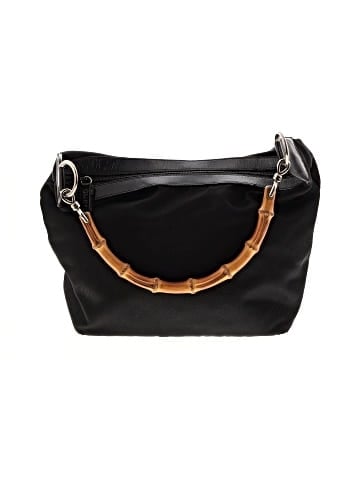 Gucci vintage nylon bamboo hobo (view 1)