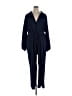 Shein Curve 100% Polyester Solid Blue Jumpsuit Size 5X - photo 1