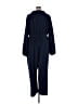Shein Curve 100% Polyester Solid Blue Jumpsuit Size 5X - photo 2