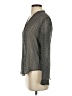 Ann Taylor 100% Polyester Polka Dots Gray Long Sleeve Blouse Size XS - photo 5