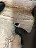 Uniqlo 100% Polyester Solid Ivory Faux Fur Jacket Size XXS - photo 6