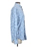 Crown & Ivy Checkered-gingham Blue Long Sleeve Button-Down Shirt Size S - photo 4