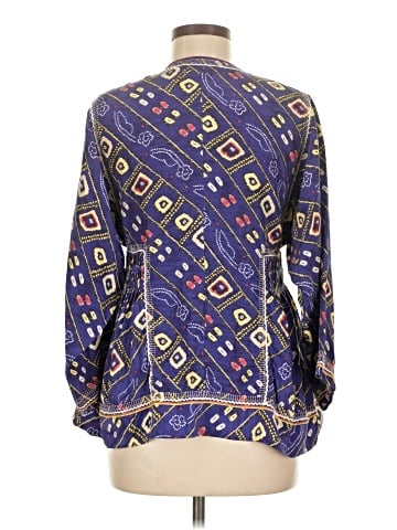 Isabel Marant Long Sleeve Silk Top (view 2)