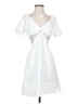 Shein Solid White Casual Dress Size S - photo 1