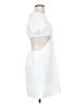 Shein Solid White Casual Dress Size S - photo 4