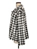 Pink Label Checkered-gingham Gray Long Sleeve Blouse Size L (estimated) - photo 5