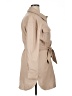 NVLT 100% Polyester Tan Trenchcoat Size XL - photo 4