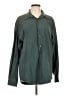 Alfani Solid Green Long Sleeve Blouse Size L - photo 1