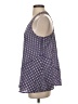 Joe Fresh 100% Silk Blue Sleeveless Silk Top Size S - photo 5