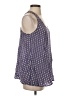 Joe Fresh 100% Silk Blue Sleeveless Silk Top Size S - photo 4
