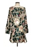 C Apparel 100% Polyester Print Tan Casual Dress Size M - photo 1