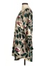 C Apparel 100% Polyester Print Tan Casual Dress Size M - photo 5