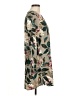 C Apparel 100% Polyester Print Tan Casual Dress Size M - photo 4