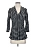 Vince Camuto Black 3/4 Sleeve Top Size S - photo 1