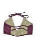 Unbranded Solid Burgundy Purple Swimsuit Top Size S (estimated) - photo 2