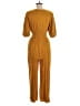Wild Fable 100% Rayon Solid Gold Jumpsuit Size M - photo 2