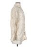Gap 100% Linen Animal Print Ivory Long Sleeve Blouse Size XS - photo 4