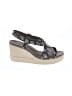 Crocs Gray Tan Wedges Size 10 - photo 1