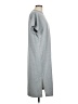 Shein Solid Gray Casual Dress Size L - photo 4