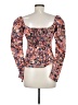 A.L.C. Orange 3/4 Sleeve Blouse Size 8 - photo 2