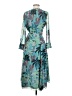 Bailey 44 100% Polyester Tropical Teal Cocktail Dress Size 4 - photo 2