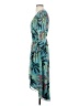 Bailey 44 100% Polyester Tropical Teal Cocktail Dress Size 4 - photo 5