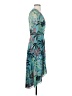 Bailey 44 100% Polyester Tropical Teal Cocktail Dress Size 4 - photo 4