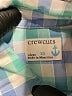 Crewcuts Checkered-gingham Blue Short Sleeve Button-Down Shirt Size 10 - photo 3