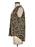 Vince Camuto Animal Print Tan Sleeveless Blouse Size S - photo 5