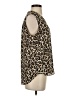 Vince Camuto Animal Print Tan Sleeveless Blouse Size S - photo 4