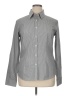 J. McLaughlin Chevron-herringbone Gray Long Sleeve Button-Down Shirt Size 14 - photo 1