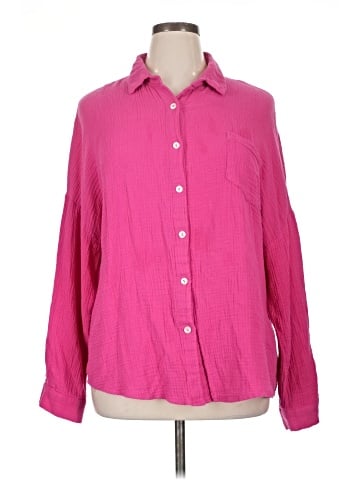 Automet Long Sleeve Button-Down Shirt (view 1)