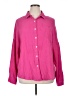 Automet 100% Rayon Pink Long Sleeve Button-Down Shirt Size XL - photo 1