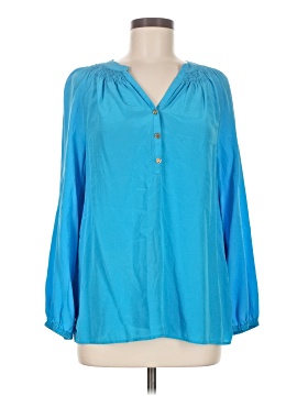 Lilly Pulitzer Long Sleeve Silk Top
