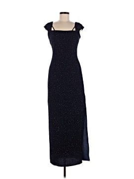 open lace back dress Large Y2k Cache Black Bodycon Long Sleeve Mini Dress main image 1