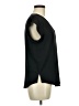 Sweet Rain 100% Polyester Black Short Sleeve Blouse Size M - photo 4