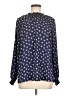 Ann Taylor LOFT Outlet 100% Polyester Blue Long Sleeve Blouse Size M - photo 1